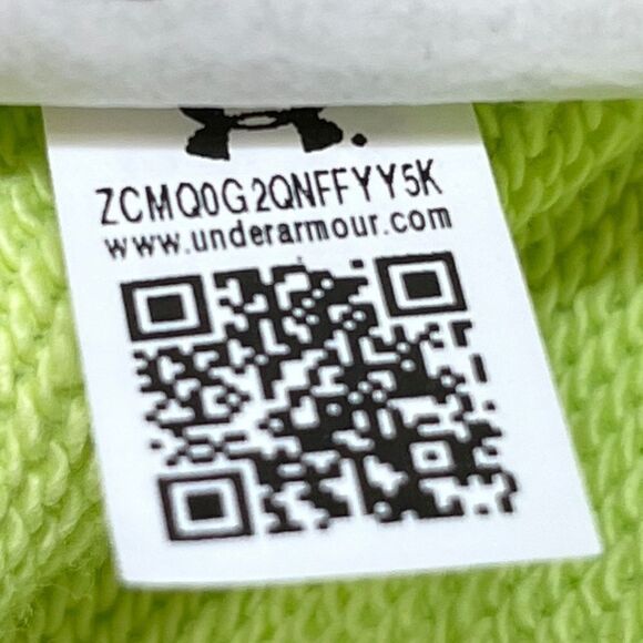 Under Armour Project Rock Heavyweight Terry Full-Zip Hoodie NWT Cropped sz large - Picture 15 of 15